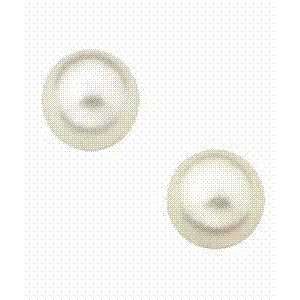  Mother of Pearl Freshwater White Earrings 6 7mm 