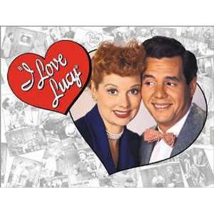  TV Movie I Love Lucy Metal Tin Sign Tribute Nostalgic 