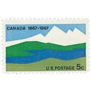 #1324   1967 5c Canada Centenary U. S. Postage Stamp Plate 