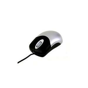  DCT Factory 03M 018 Black & Silver Wired Optical Mouse 