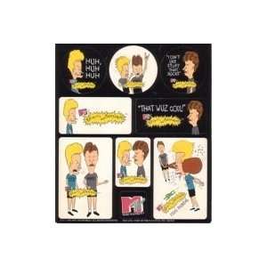  Beavis and Butthead Stickers (2 Sheets) Toys & Games