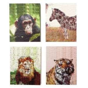  Pack of 8 Gestural Monkey, Zebra, Lion and Tiger Images on 