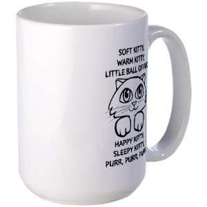  Soft Kitty Geek Large Mug by  