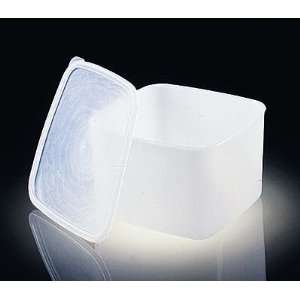  Space saving high density polyethylene container, 8 quart 