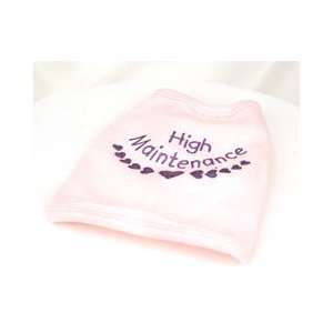  High Maintenance Sleeveless T Shirt for Dogs (Pink, XSmall 