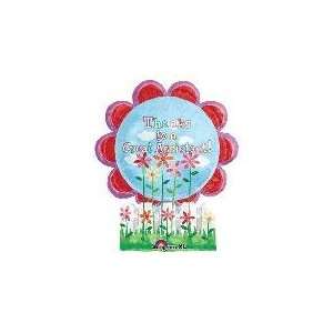  30 Great Assistant Floral Fence B121   Mylar Balloon Foil 