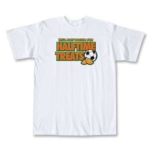  hidden Halftime Treats Soccer T Shirt (White) Sports 