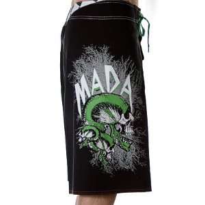  Mada Scream Boardshorts Black Size 34
