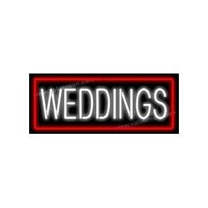  Weddings Neon Sign 