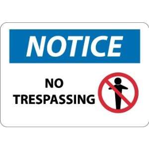  SIGNS NO TRESPASSING