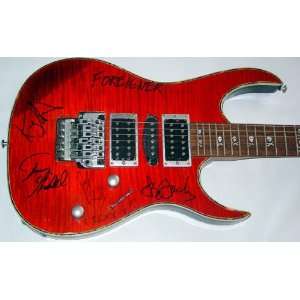    Foreigner Autographed Signed Urgent Guitar 