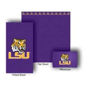  LSU Tigers Twin Size Sheet Set