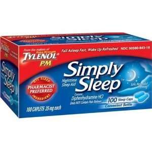  Tylenol Simply Sleep   130 Mini Caplets Health & Personal 