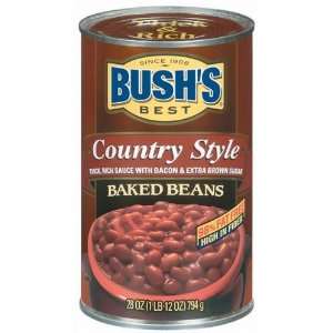 Bushs Best Country Style Baked Beans 28 oz (Pack of 12)  