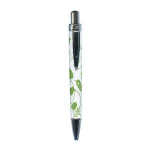   Mini Click Ballpoint Pen, White/Wasabi (071710)