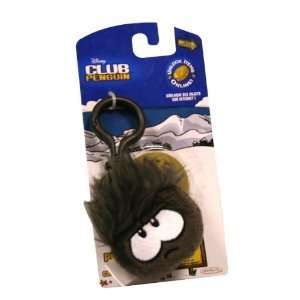  Disney Club Penguin 2 Inch Plush Puffle Clip On Black [Toy 