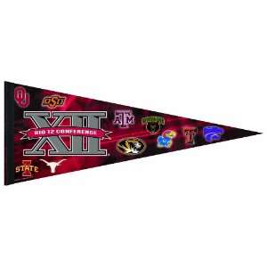  NCAA Big 12 Conference 12 by 30 Inch Premium Quality 