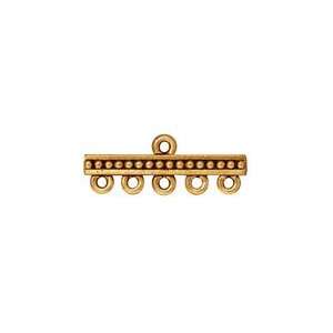  TierraCast Antique Gold (plated) Beaded 5 1 Link 10x26mm 