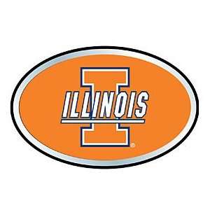 Illinois Illini Color Auto Emblem 