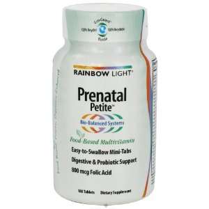 Rainbow Light Prenatal Petite Food Based Multivitamin/Mineral 180 Mini 