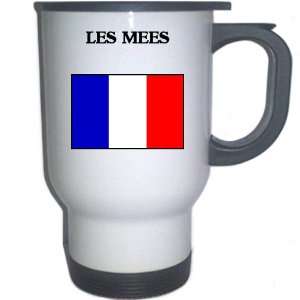  France   LES MEES White Stainless Steel Mug Everything 