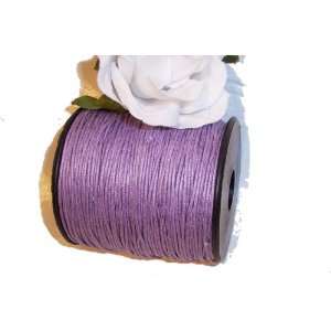  Waxed 1mm Cotton Cord 100 Meters Light Purple Arts 