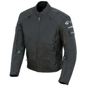 Joe Rocket Recon Military Spec Mens Textile Motorcycle Jacket Black 