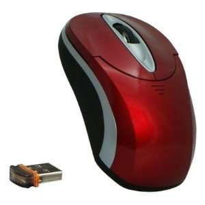  Perixx PERIMICE 702R, Wireless 2.4G Red Mouse   33 Ft 