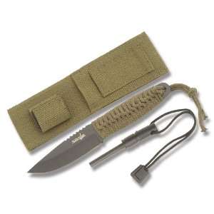  Master Cutlery HK 106C Fixed Blade Knife with Fire Starter 