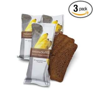 Banana Slims, 8 Count, (Pack of 3) Grocery & Gourmet Food