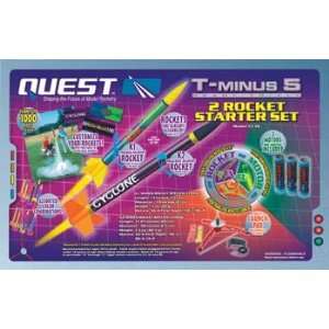  Quest T Minus Five,2 Rocket, Model Rocket Starter Set 