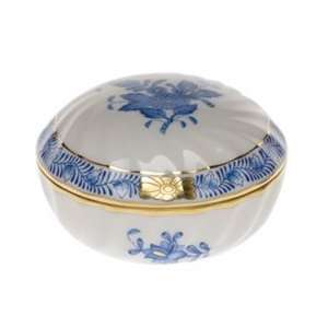  Herend Chinese Bouquet Blue Ring Box