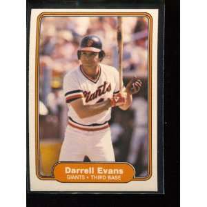  1982 Fleer #388 Darrell Evans Sports Collectibles