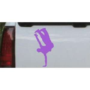 Dancer One Hand Stand Silhouettes Car Window Wall Laptop Decal Sticker 