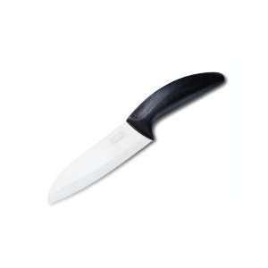  Chefs Knife, 6.13 in. White Ceramic Blade, Ergonomic 