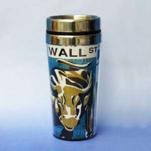   NYC Wall Street Thermal Coffee Mug Travel Containers