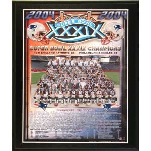   Super Bowl 39 XXXIX Championship 11x13 Plaque