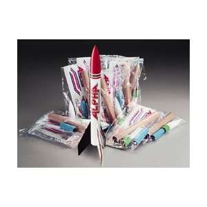    Educator Value Pack 12 Alpha Model Rocket Kits Toys & Games