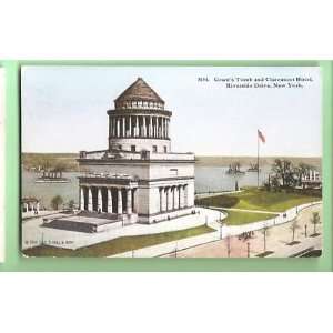  Postcard Grants Tomb Claremont Hotel New York City 