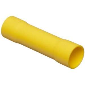 Morris Products 12132 Butt Splice Connector, Vinyl Insulated, Yellow 