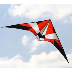  Pro Dual line 8.9 Feet/2.7 Meter Stunt Kite   Red Storm 