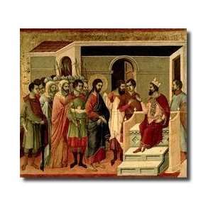    Maesta Jesus Before Herod 130811 Giclee Print