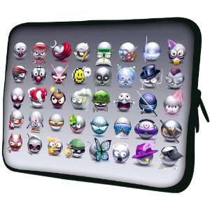  14 inch Smiley Face Expression Notebook Laptop Sleeve Bag 