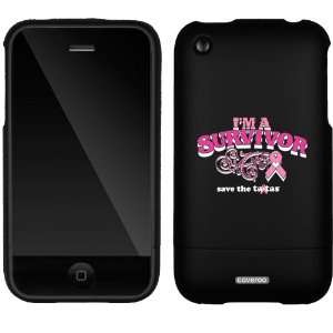  Save the Tatas   I Am a Survivor design on iPhone 3G/3GS 