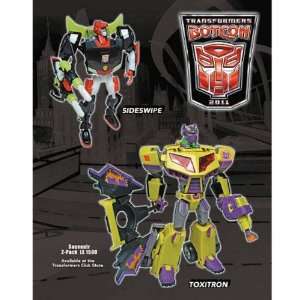 Toxitron and Sideswipe Transformers G2 Botcon Exclusive 