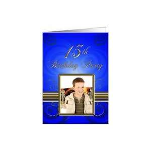  15th birthday party invitation picture card Card Toys 