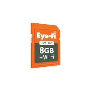  Eye Fi Pro X2 8Gb Wi Fi Sdhc Memory Card Built In 802.11N 