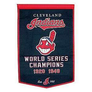  Cleveland Indians Wool Dynasty Banner