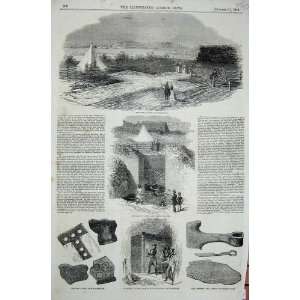  1843 Cross Richborough Masonry Pottery Gallery Print