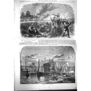  1861 WAR AMERICA HAINSVILLE POTOMAC PORT DIEPPE FRANCE 